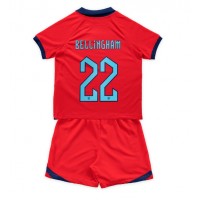 England Jude Bellingham #22 Replika babykläder Bortaställ Barn VM 2022 Kortärmad (+ korta byxor)
